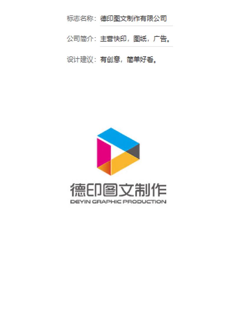 圖紙廣告圖文制作公司商標標志logo設(shè)計 定稿哪款你猜得到嗎？